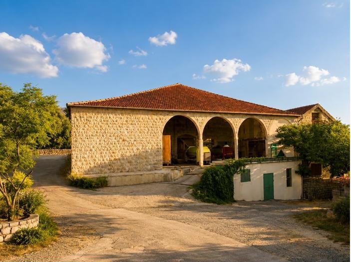 Domaine des Tourelles winery estate building near Zahlé